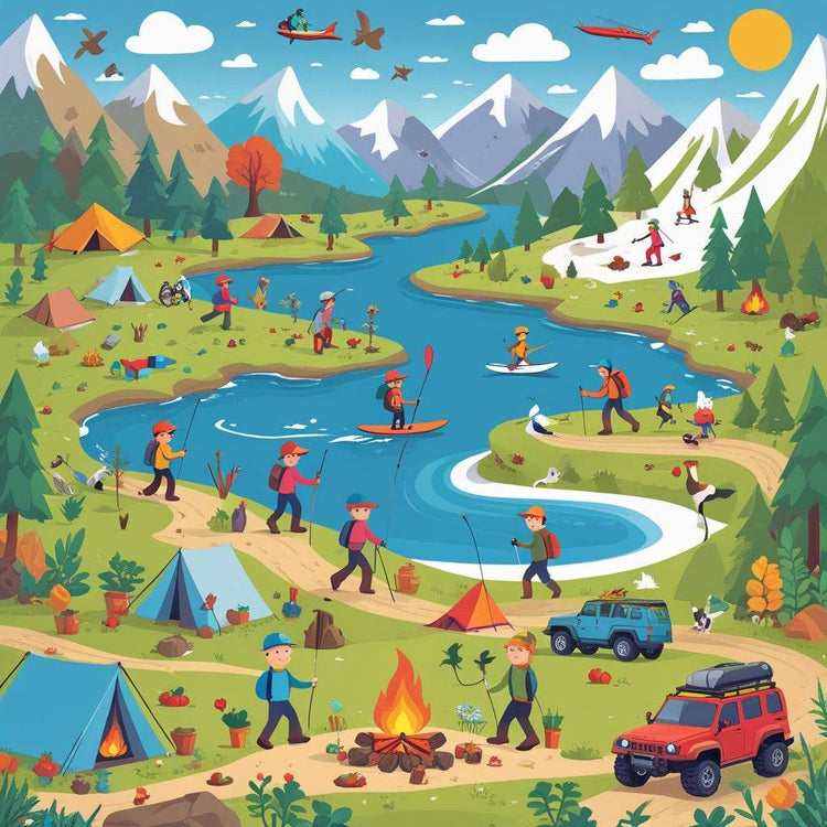 Explore Outdoor & Adventure Themed Clothing & Gifts - Design & Vybe