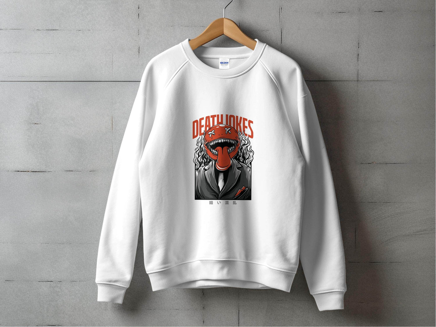 Death Jokes Scary Monster Graphic Artistic Sweater - Design & Vybe