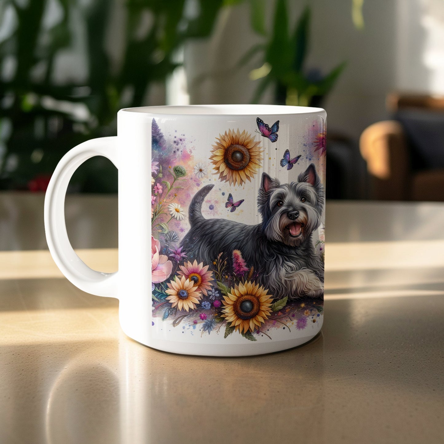 Yorkshire Terrier in Spring Garden Mug product
