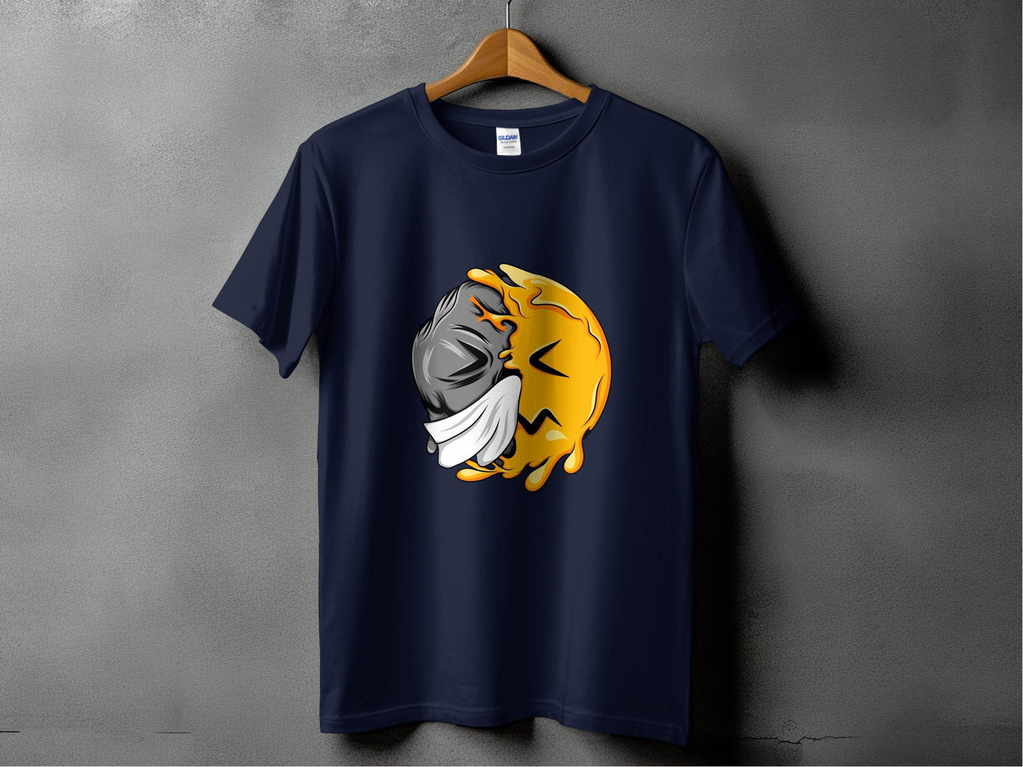 Abstract Art Smiley Design Graphic T-Shirt - Design & Vybe
