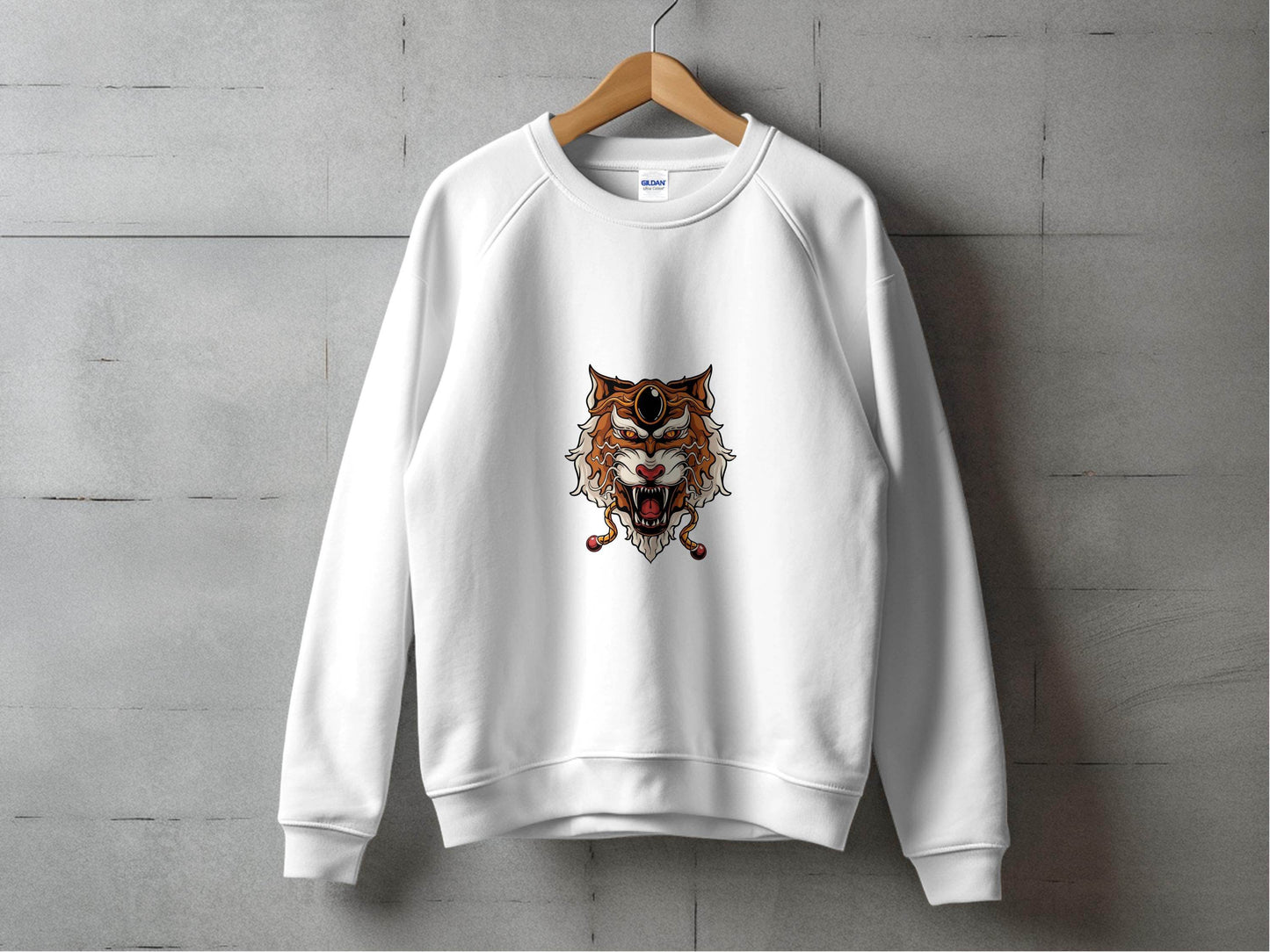 Mystical Tiger with Third Eye Illustration for You Sweater - Design & Vybe