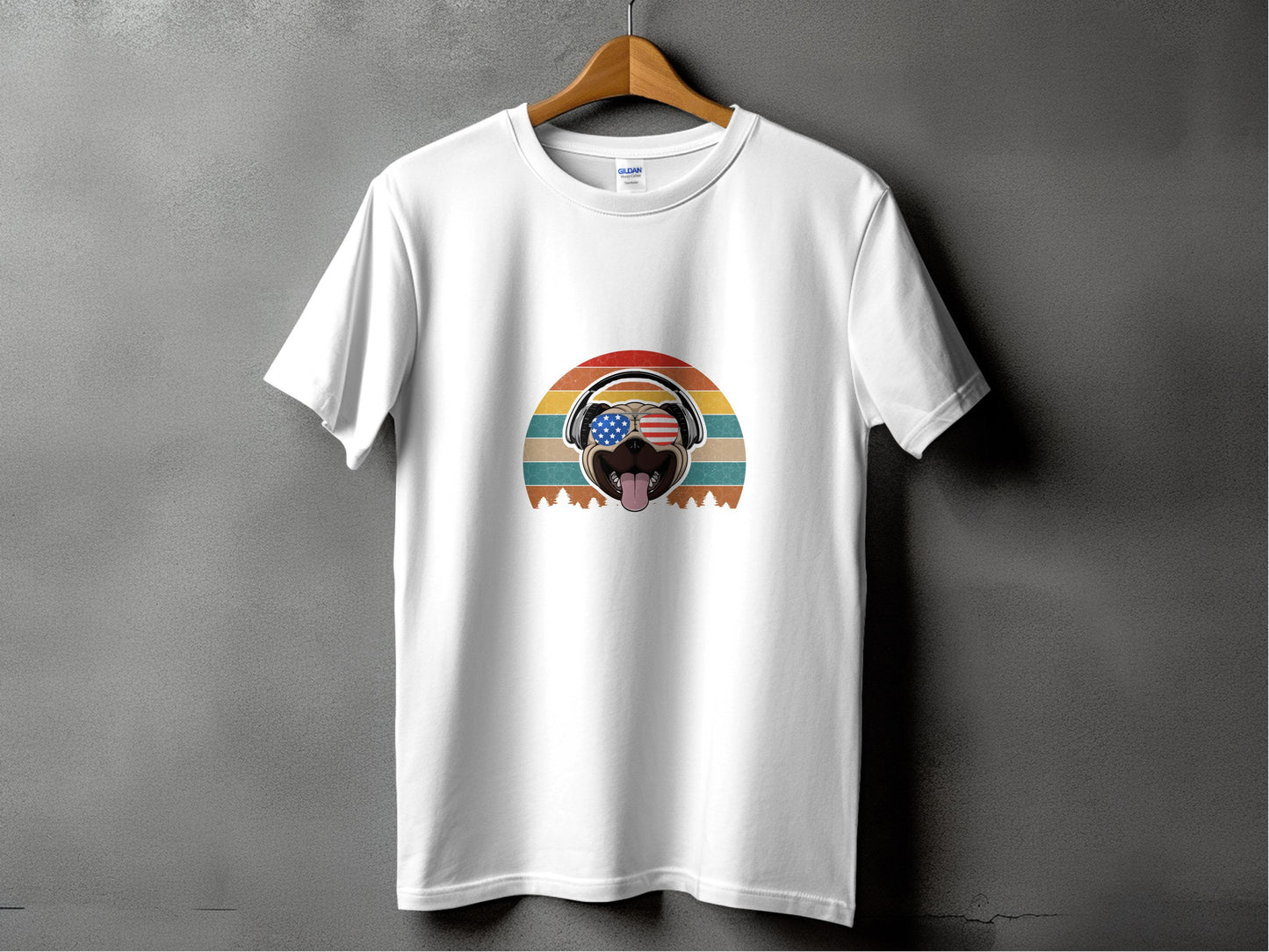 Vintage USA Themed Retro Unique Design T-Shirt product