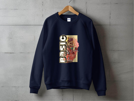 Basic Smoking Skeleton in VR Headset and Crown Hoodie - Design & Vybe