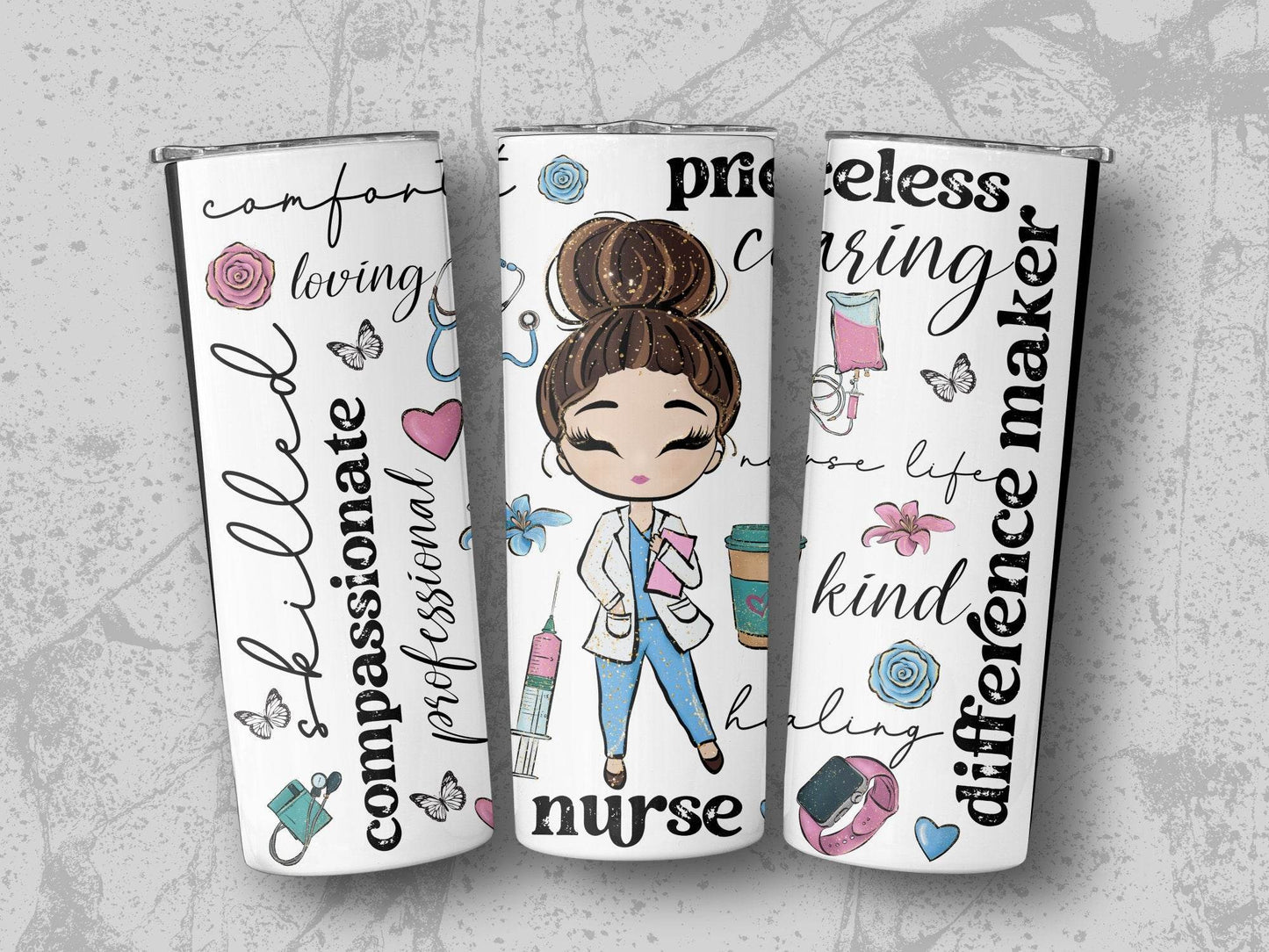 Nurse with Priceless Caring Comfort Design for Everyday Tumbler - Design & Vybe