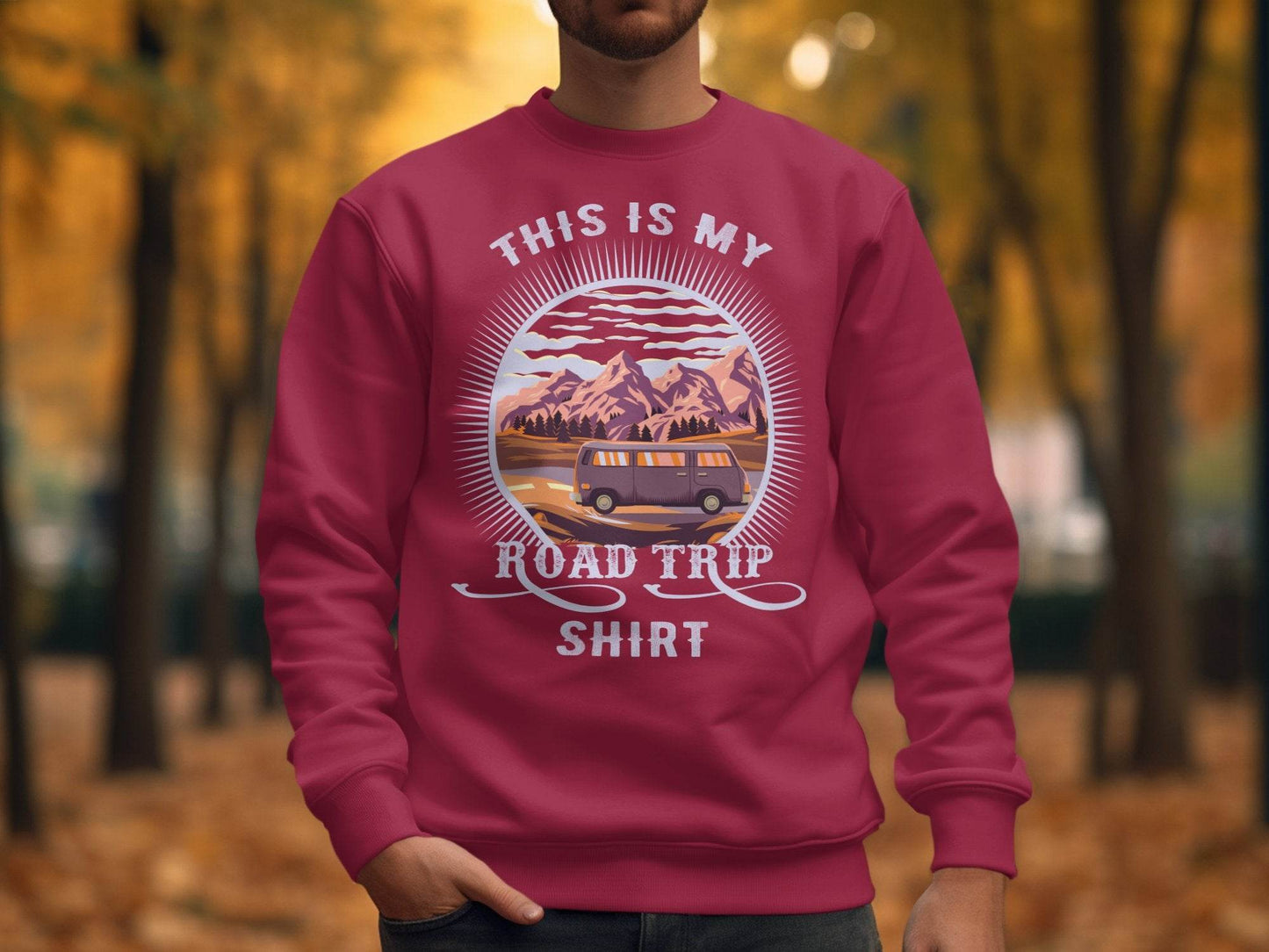 Road Trip Adventure Graphic Comfortable Sweater - Design & Vybe
