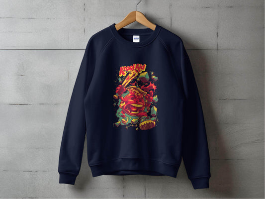 Kool-Aid Man Smashing Through Wall Graphic Design Sweater - Design & Vybe