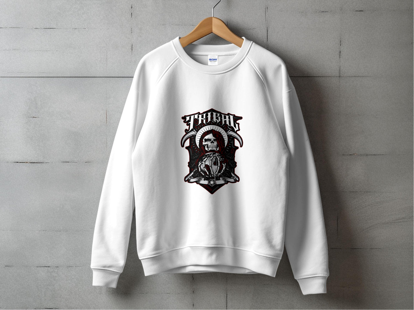 Iconic Skull Design Unisex Graphic Sweatshirt product
