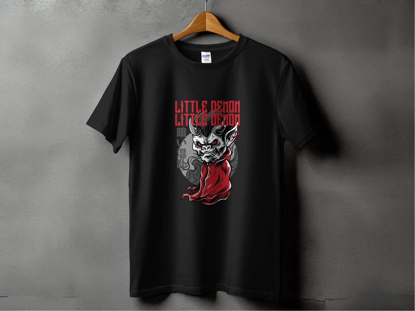 Little Demon Graphic Japanese Art Style T-Shirt - Design & Vybe