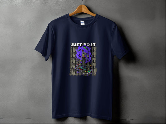 Just Do It Sneakers Art Illustration Graphic T-Shirt - Design & Vybe