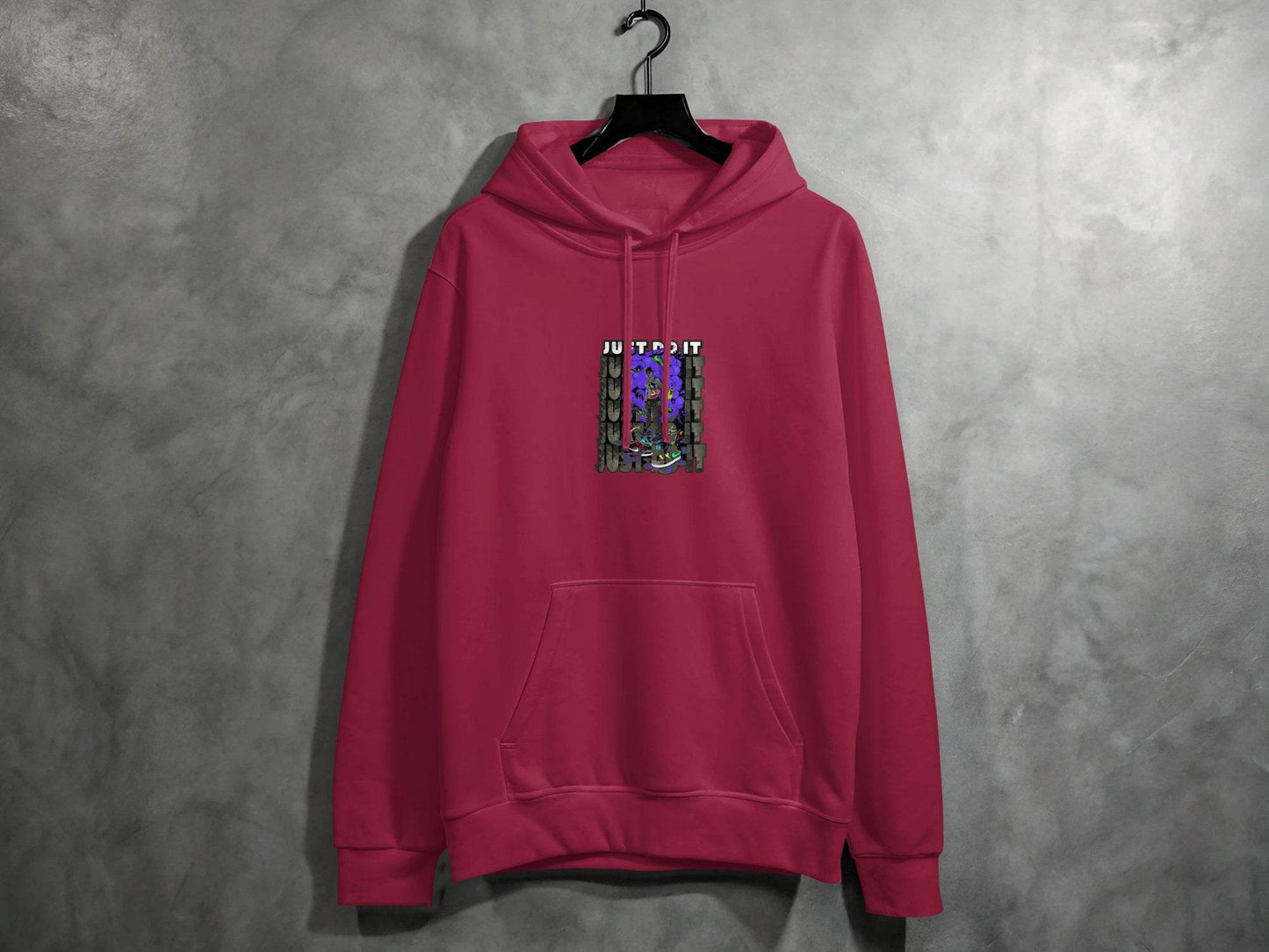 Just Do It Sneakers Art Illustration Graphic Hoodie - Design & Vybe