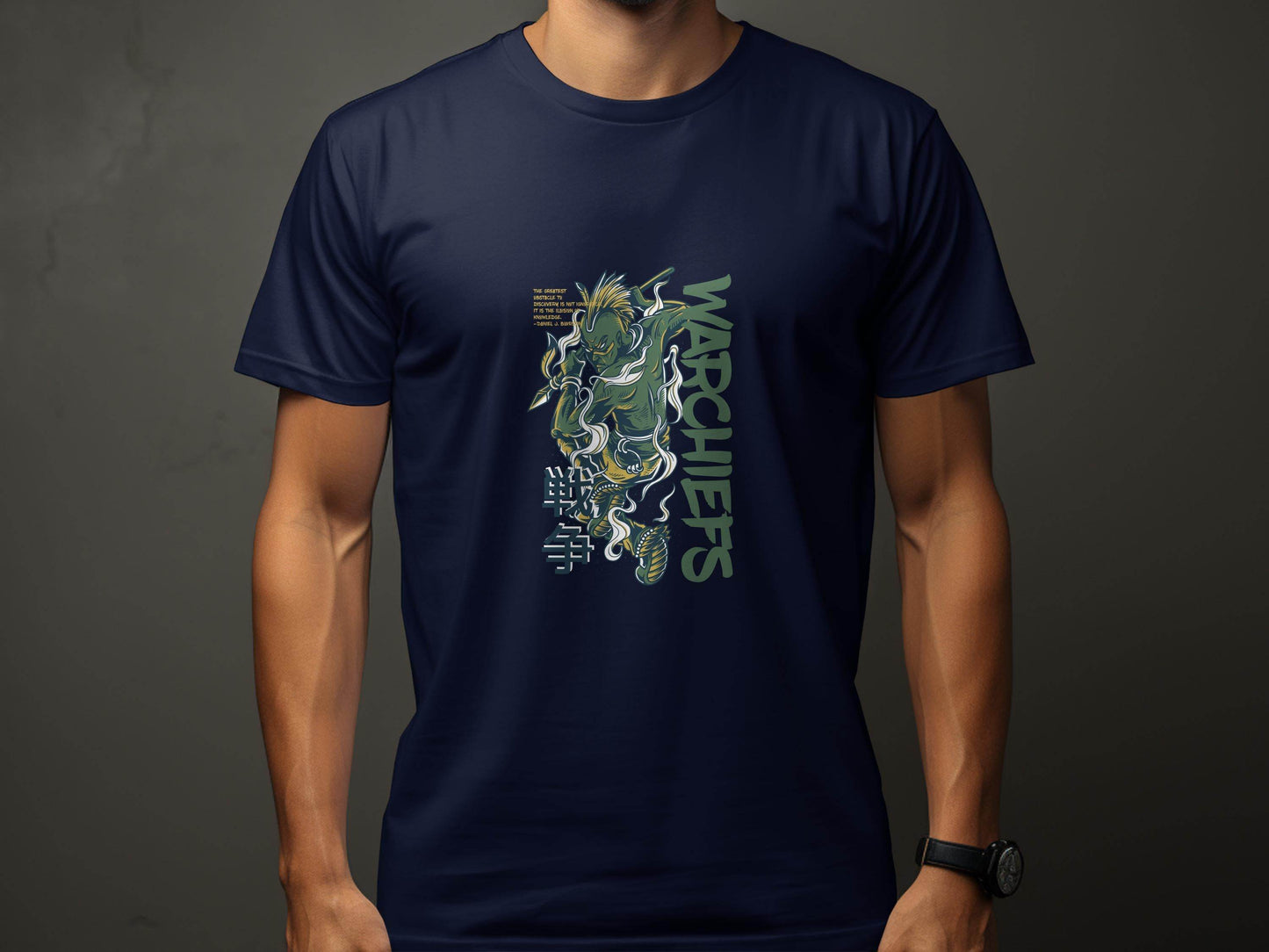Warrior with Spear Graphic Urban Style Inspired T-Shirt - Design & Vybe