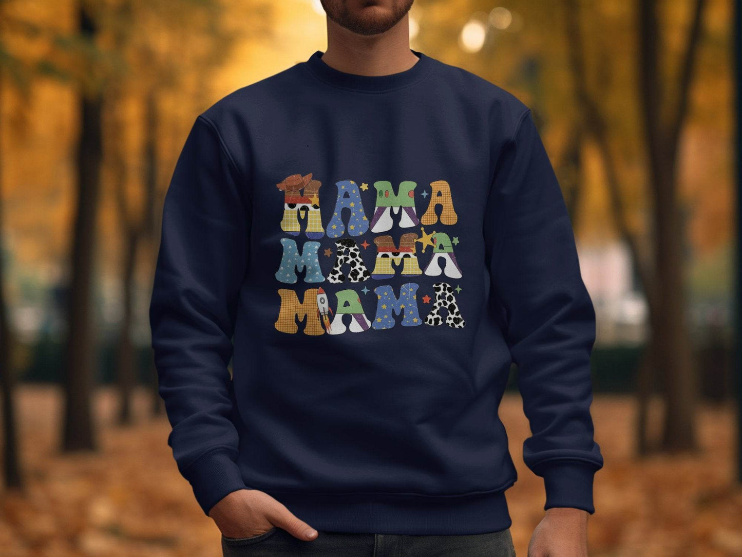 Colorful Mama Letters Cute Family Mama Life Sweater - Design & Vybe