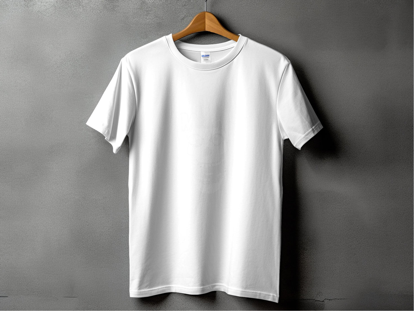 Classic Plain White Casual Short Sleeve T-shirt product