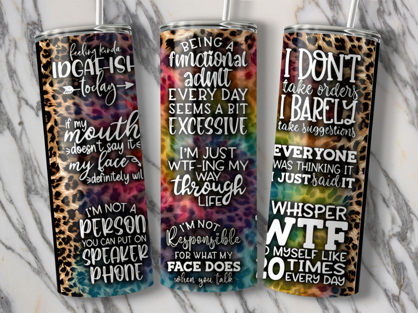 Funny and Inspirational Quotes Tumblers product type