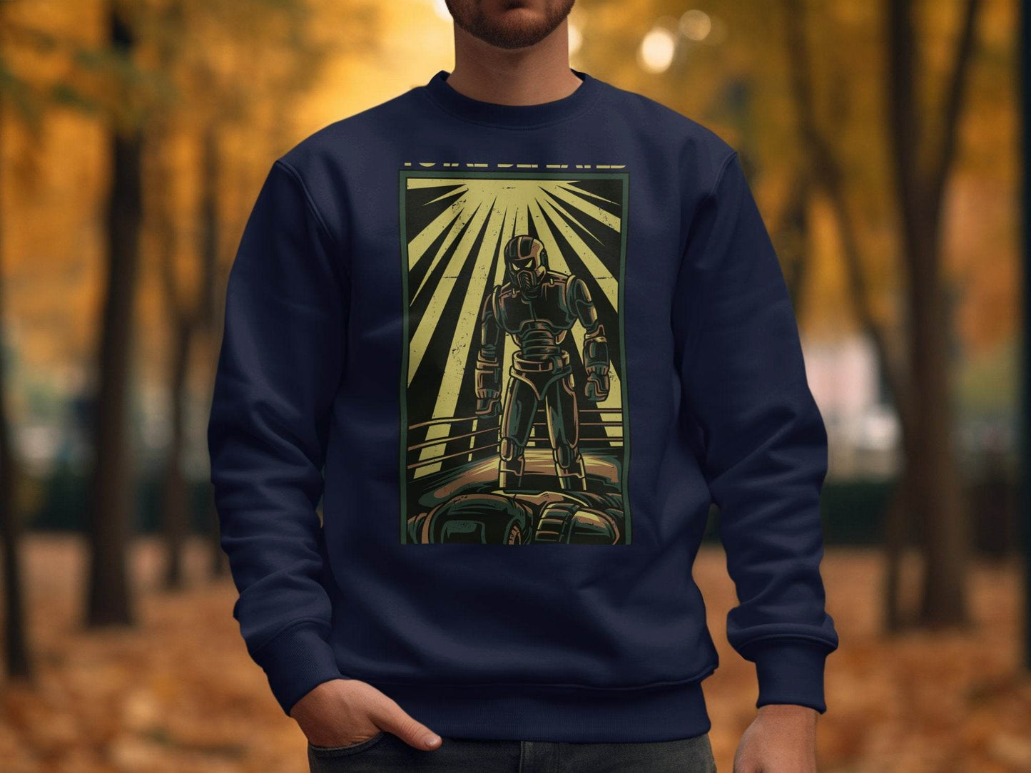 Total Defeated Back From The Death Stylish Graphic Sweater - Design & Vybe