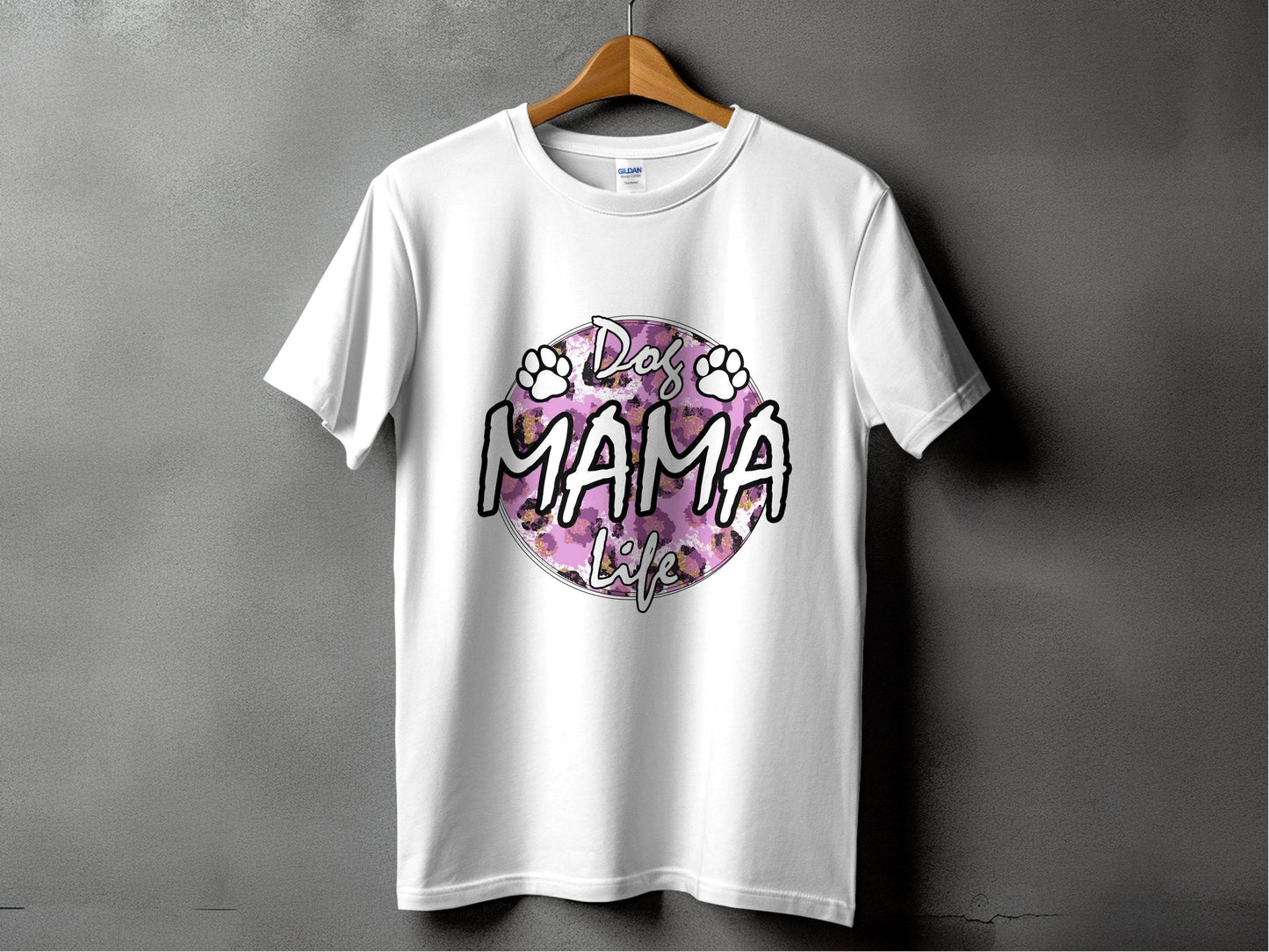 Dog Mama Life In Circle Graphic Unique Style T-Shirt - Design & Vybe