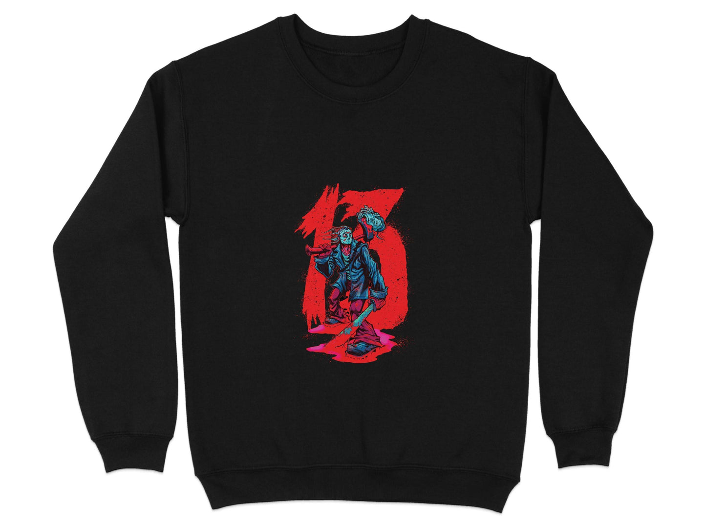 Friday the 13th Jason Voorhees Horror Art Sweater - Design & Vybe