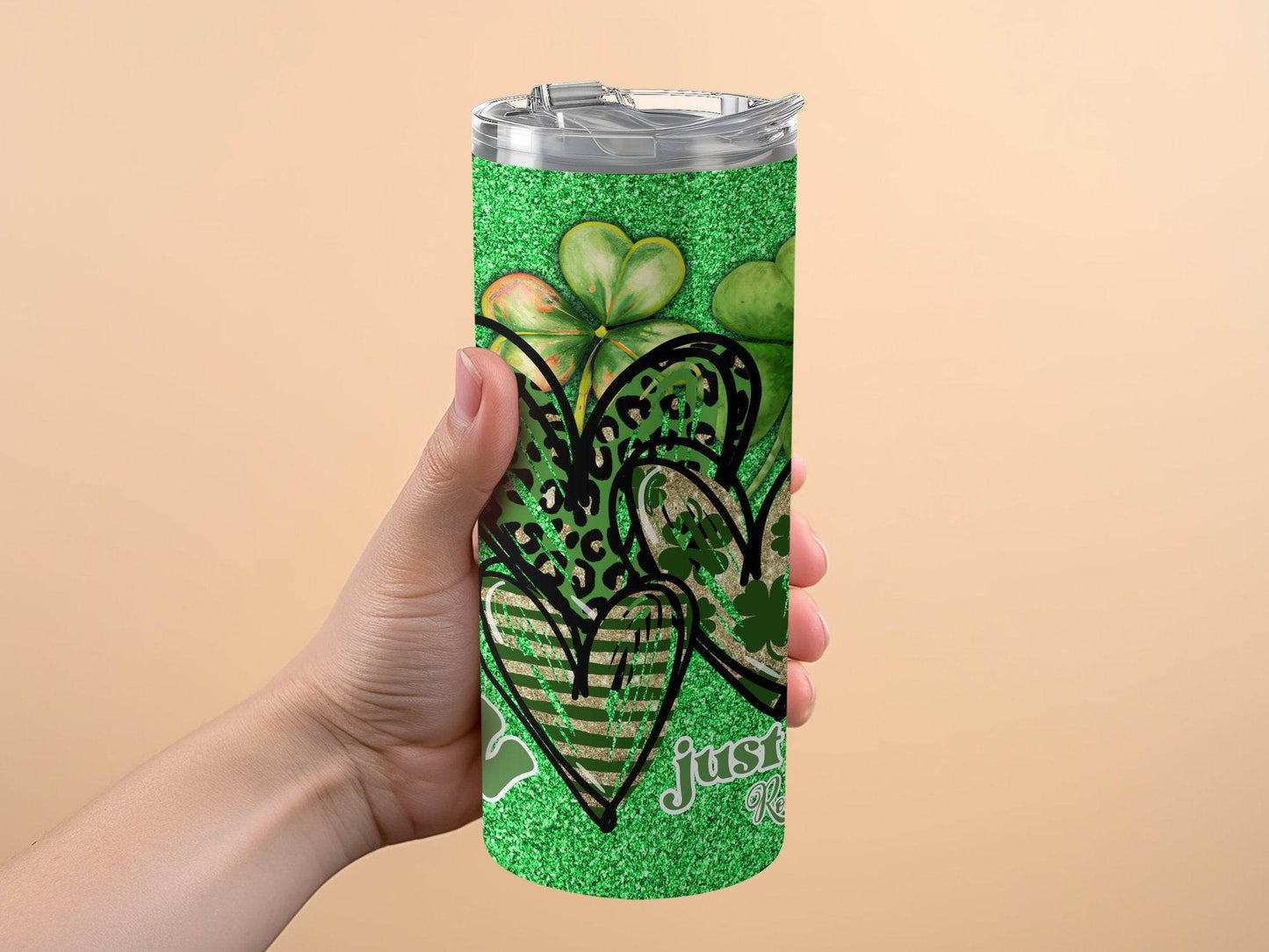 Not Lucky Just Blessed St Patricks Day Themed Christian Tumbler - Design & Vybe
