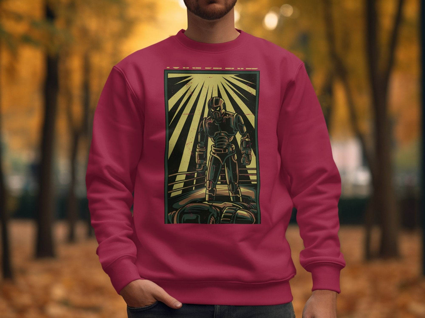 Total Defeated Back From The Death Stylish Graphic Sweater - Design & Vybe
