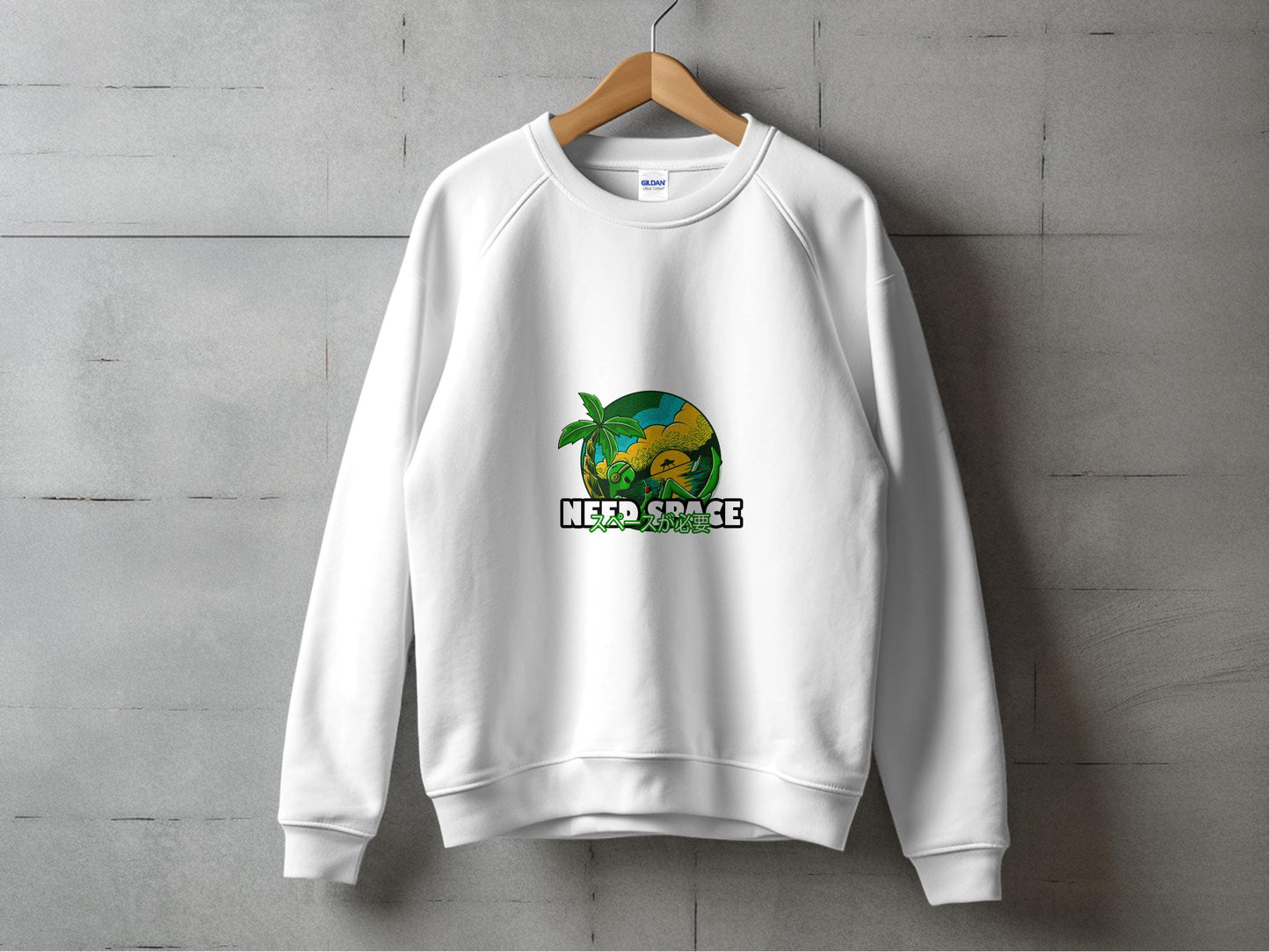 Need Space Dinosaur Graphic Sweatshirt product