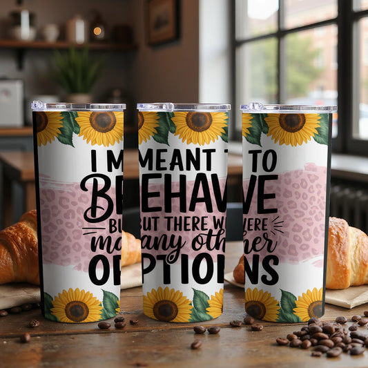 Sunflower Leopard Insulated Stainless Steel Tumbler product