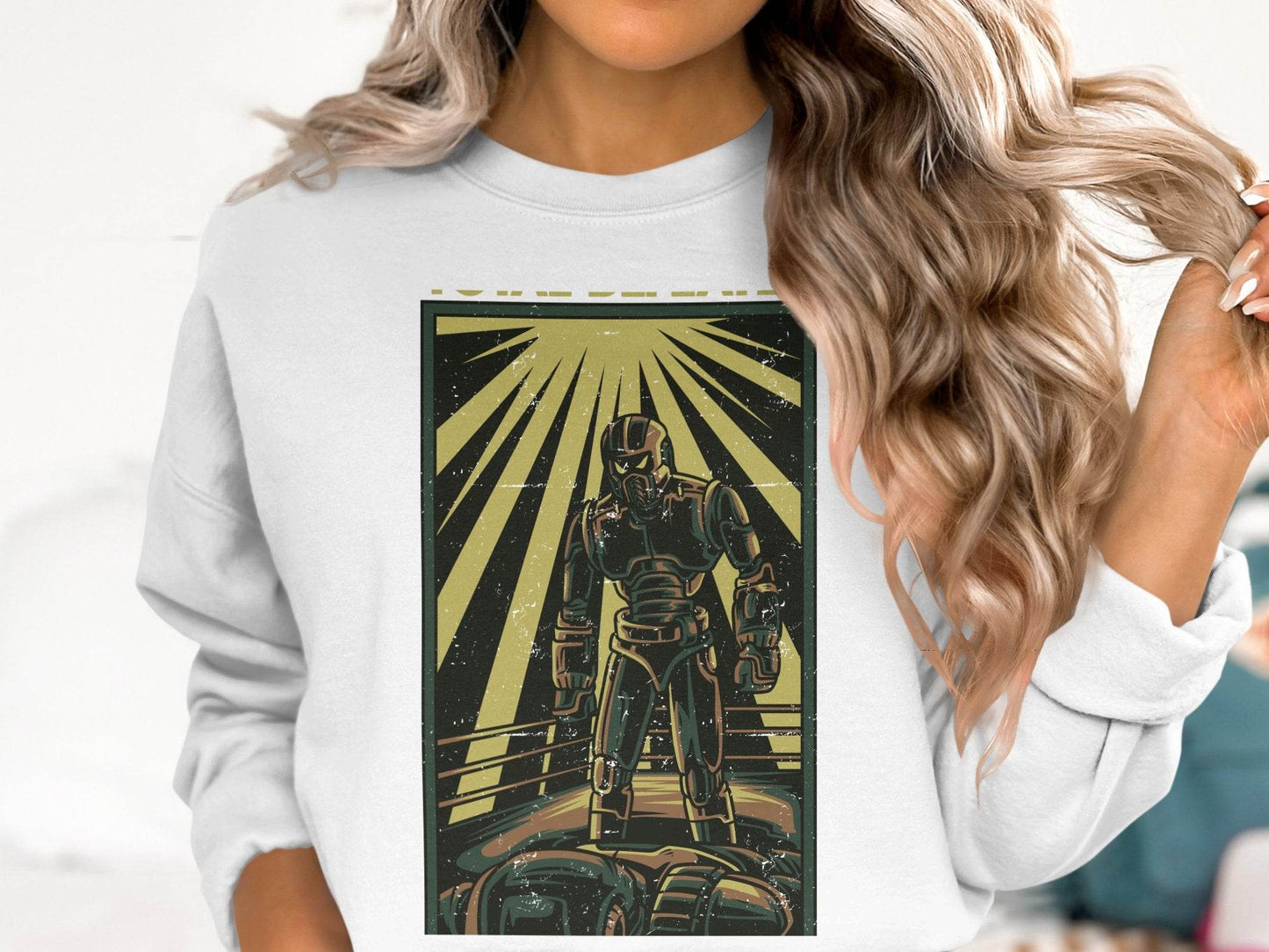 Total Defeated Back From The Death Stylish Graphic Sweater - Design & Vybe