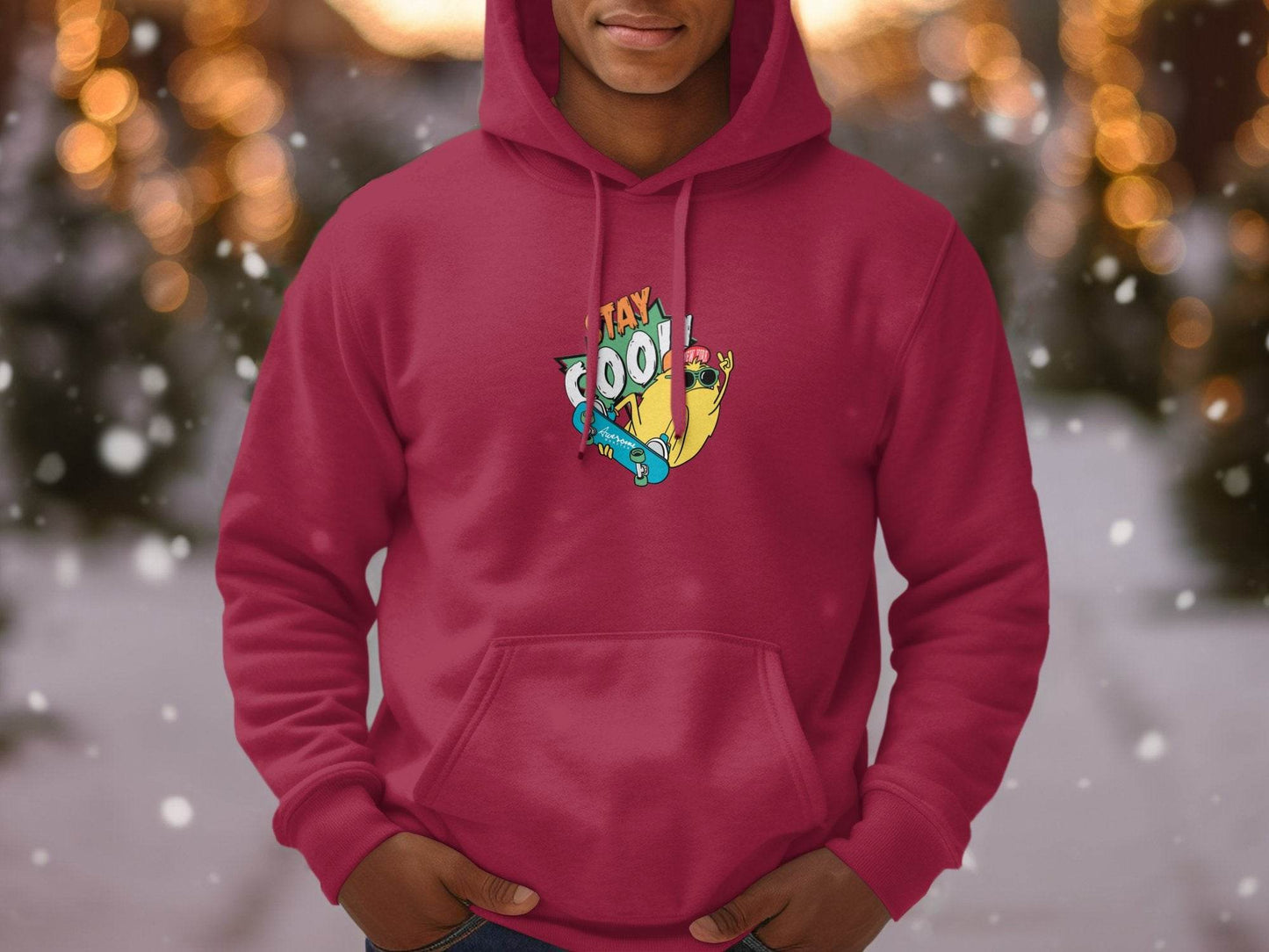 Stay Cool Skateboarding Frog Graphic Hoodie - Design & Vybe