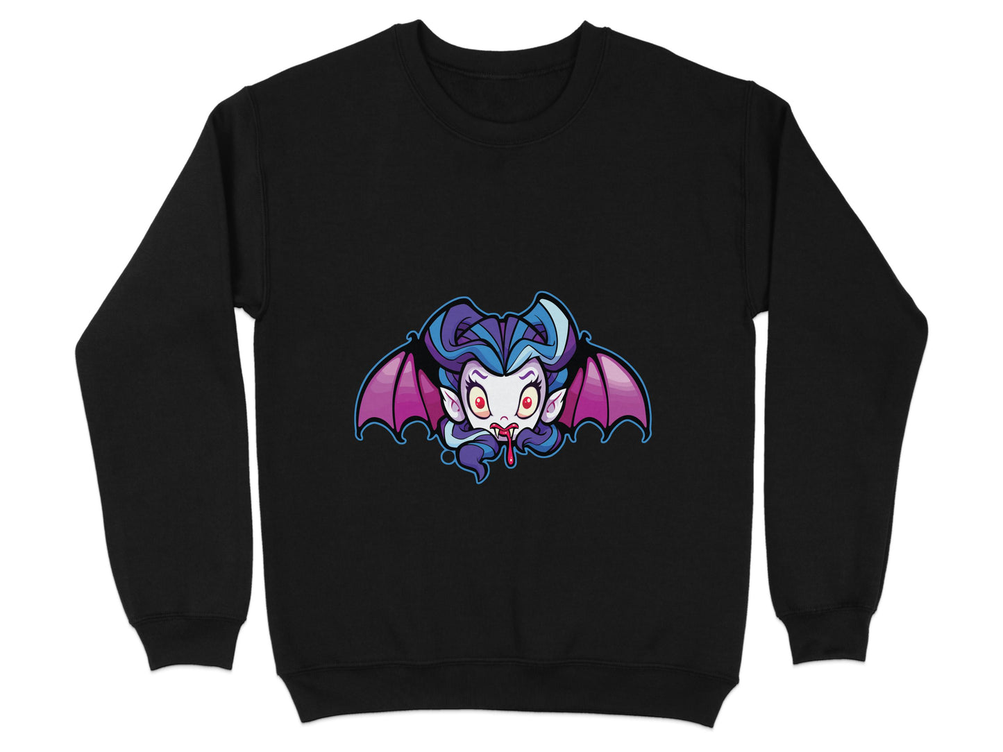 Spooky Bat Cartoon Graphic Sweatshirt product