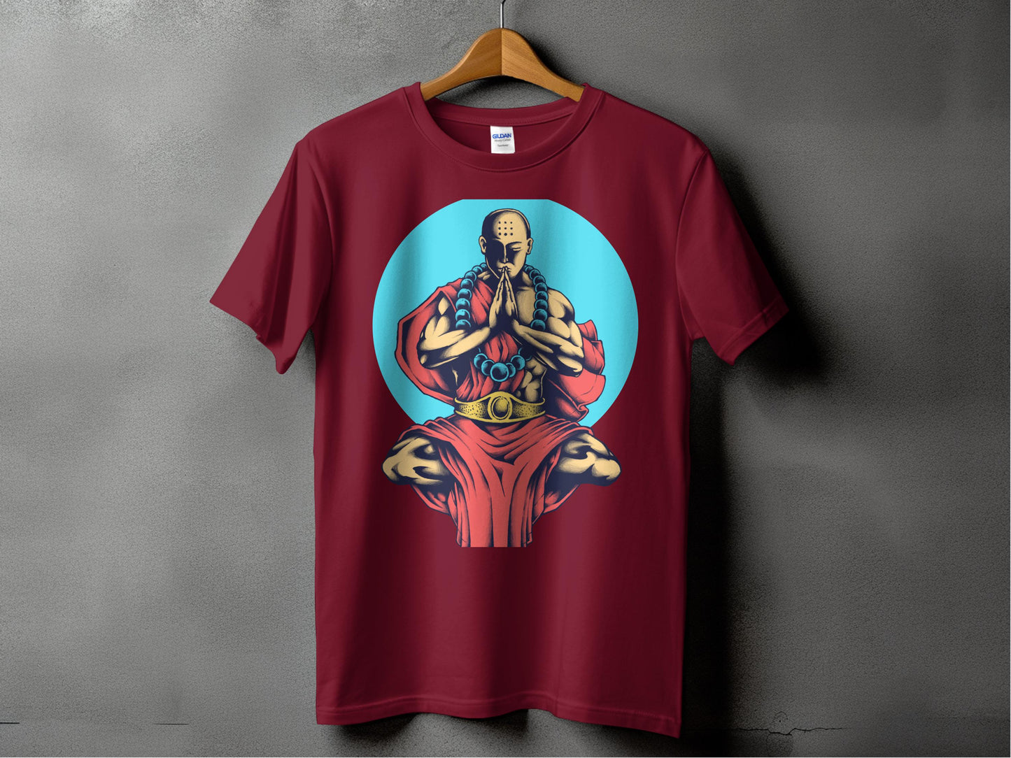 Futuristic Meditation Graphic Tee shirt product type