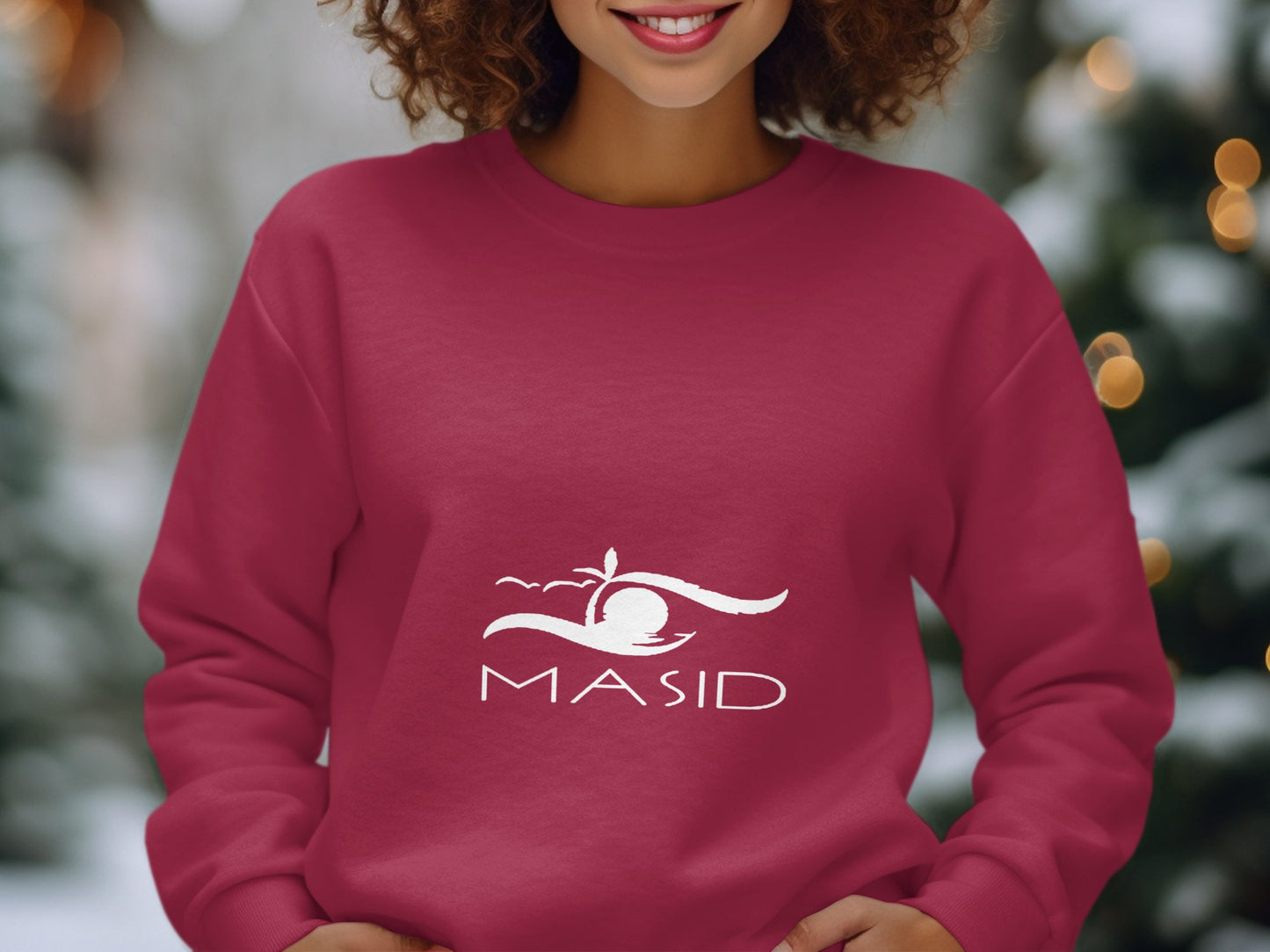 Stylish Long-Sleeve Crew Neck Sweatshirt Product