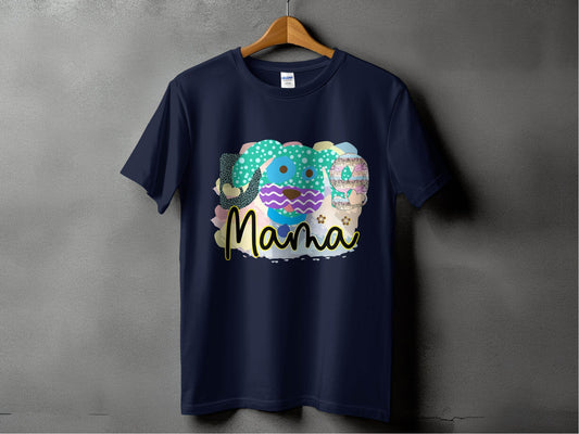 Dog Mama Colorful Graphic Design Great Gift Idea T-Shirt - Design & Vybe