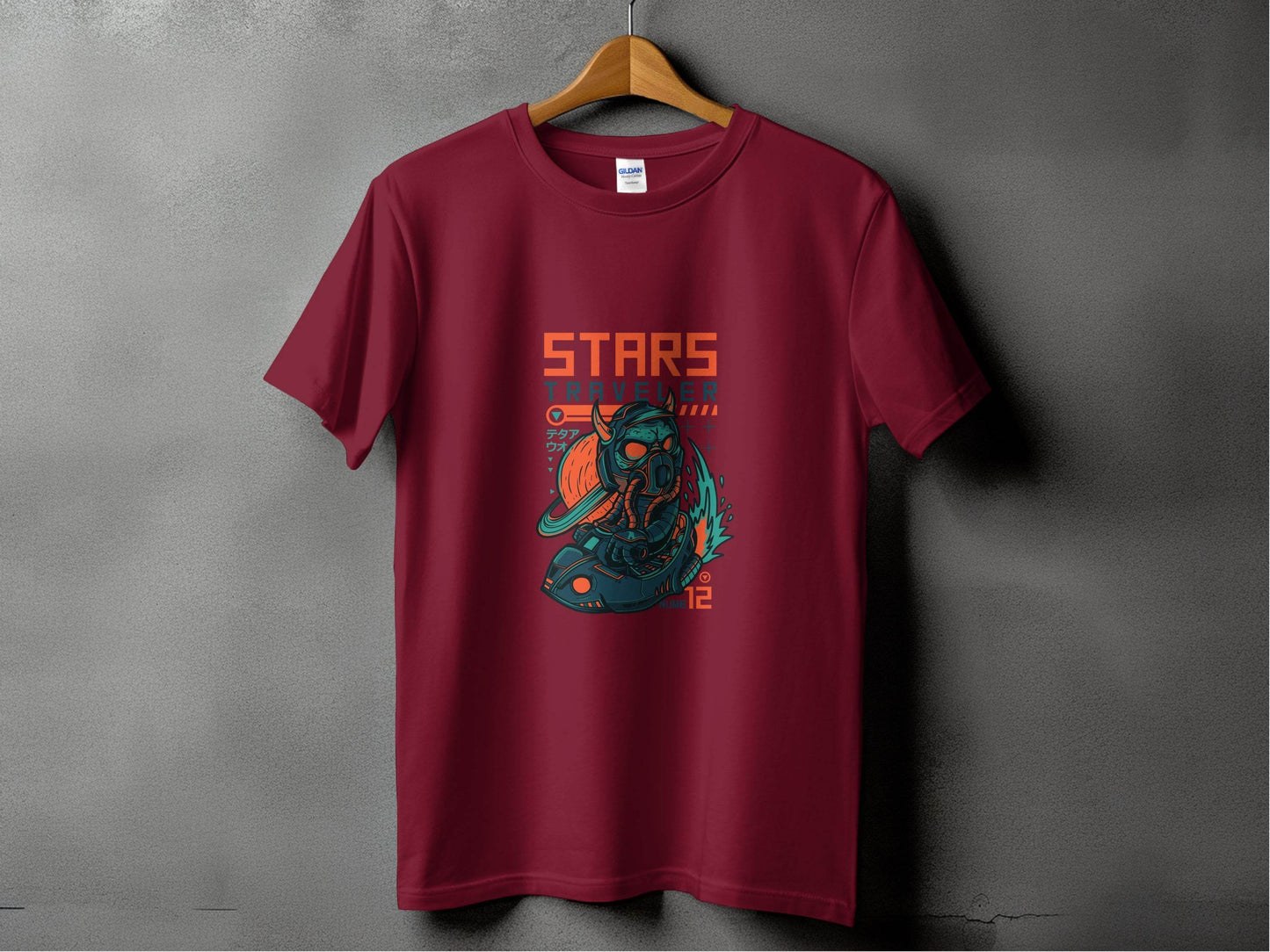 Stars Traveler Numb Twelve Graphic Cool Space T-Shirt - Design & Vybe
