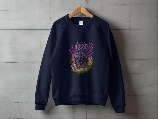 The Queen Xenomorph Art Monster Illustration Sweater - Design & Vybe
