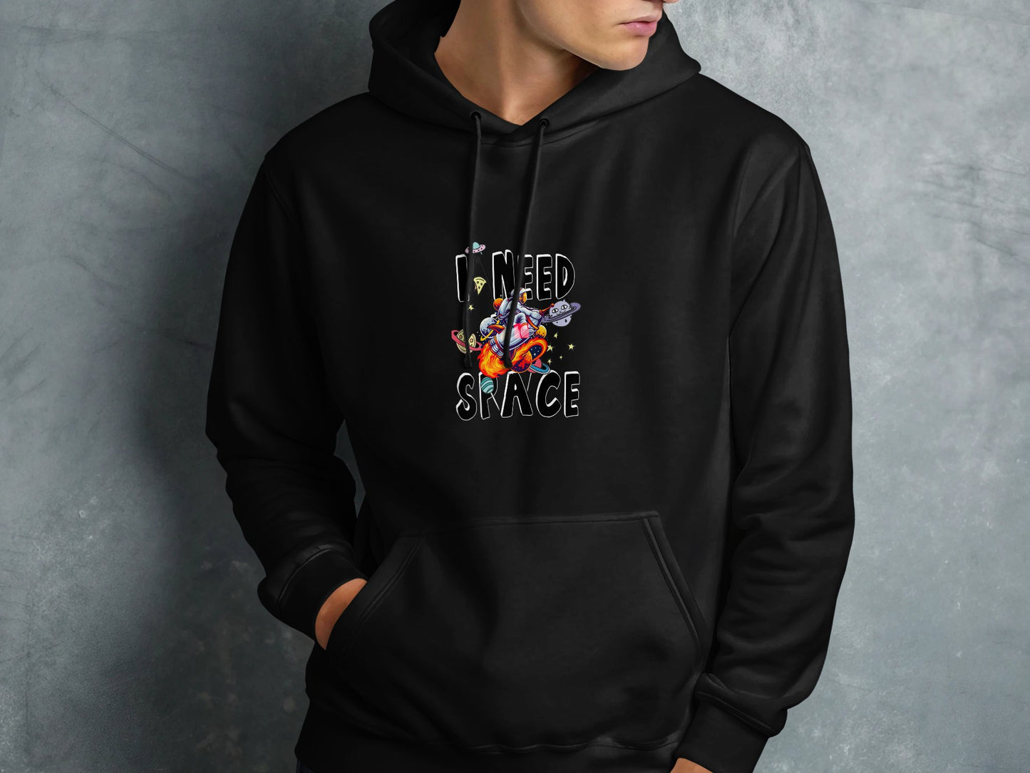 I Need Space Galaxy Theme Hoodie Pullover product