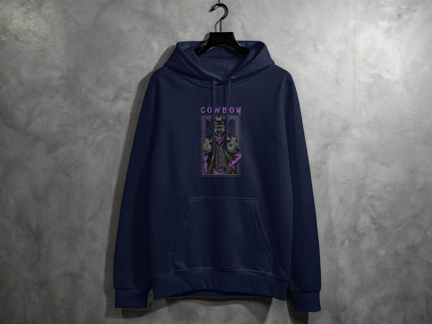Warrior Cowboy With Attitude Graphic Apparel Hoodie - Design & Vybe