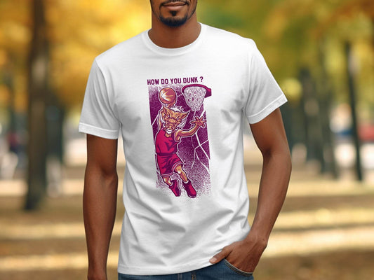 How Do You Dunk Basketball Graphic T-Shirt - Design & Vybe