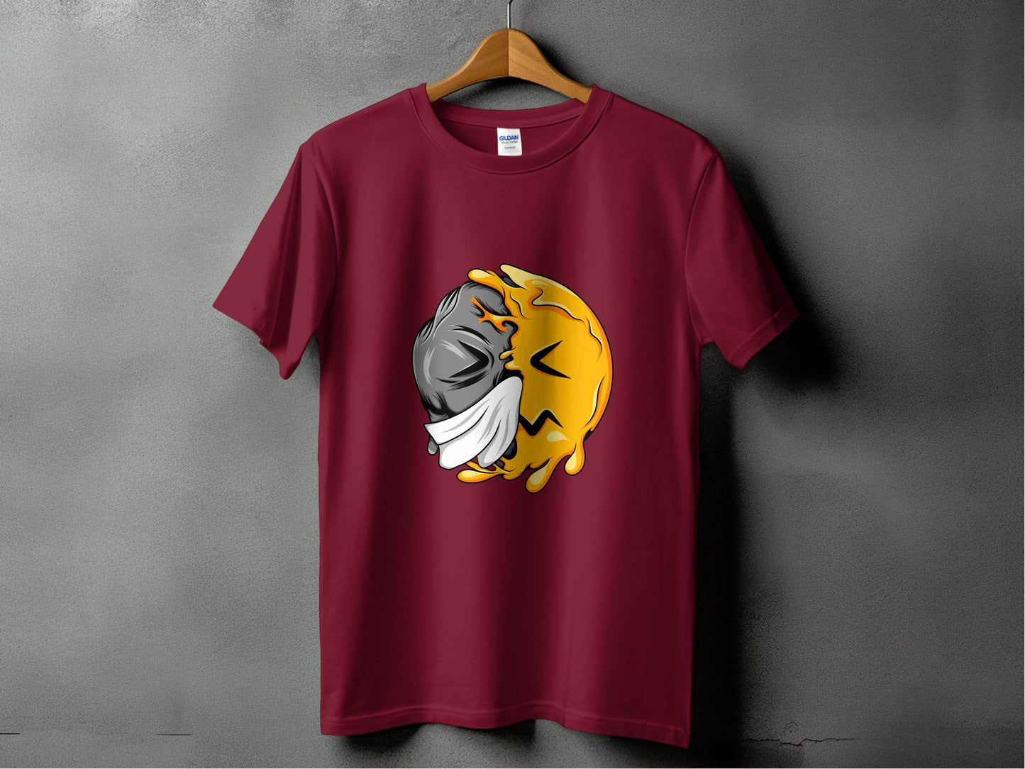 Abstract Art Smiley Design Graphic T-Shirt - Design & Vybe