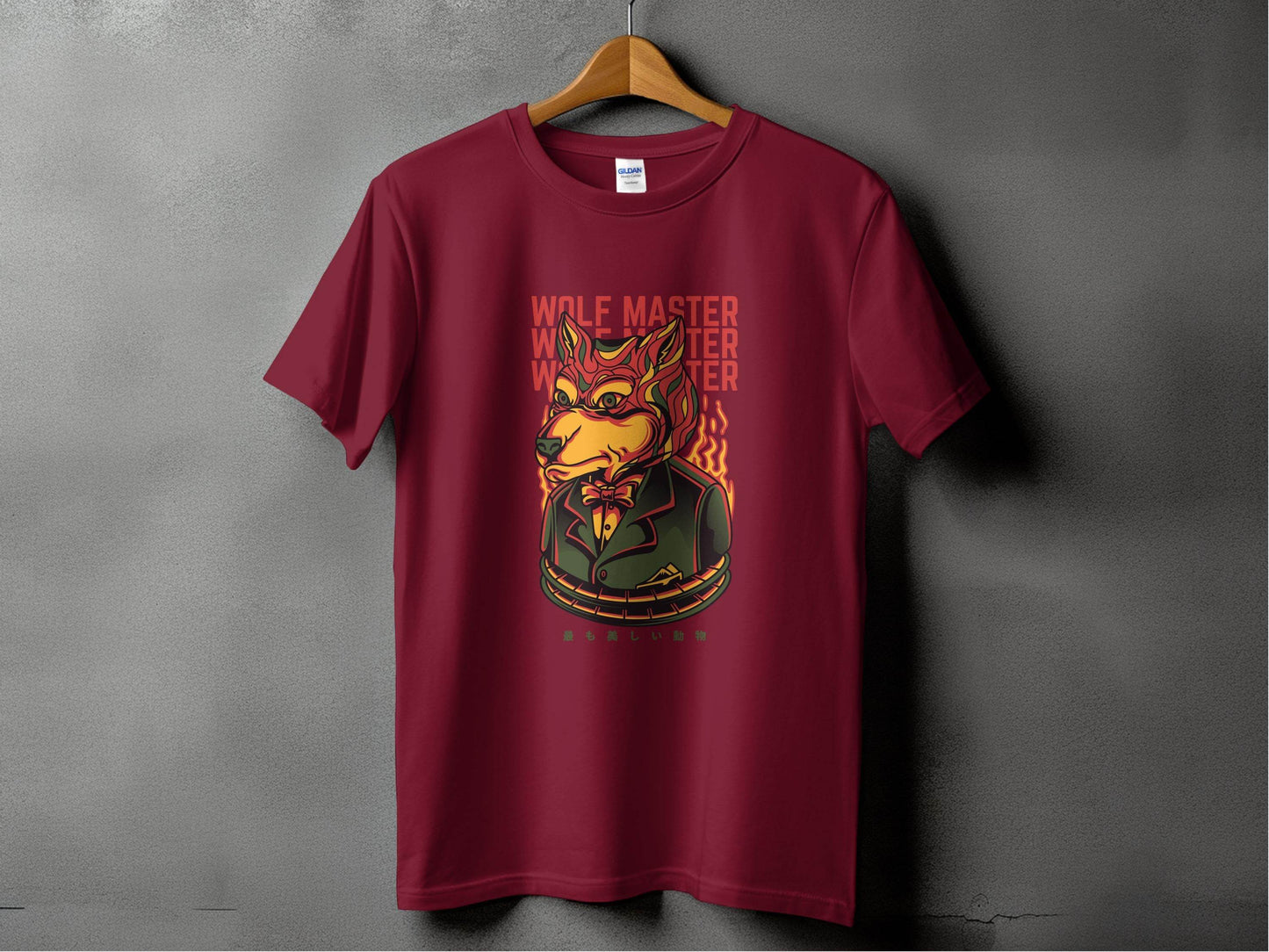 Wolf Master Illustration Artistic Apparel Design T-Shirt - Design & Vybe