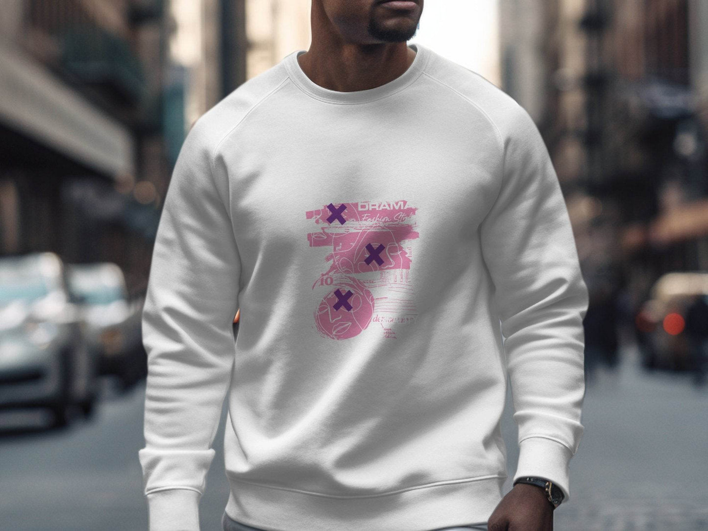 No Drama Fashion Style Reality Quote Abstract Sweater - Design & Vybe