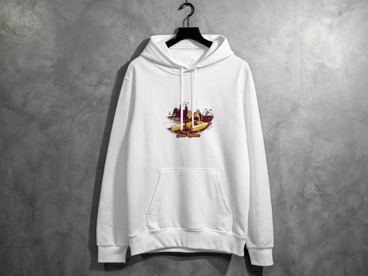Just Relax Nature Scene Graphic Hoodie - Design & Vybe