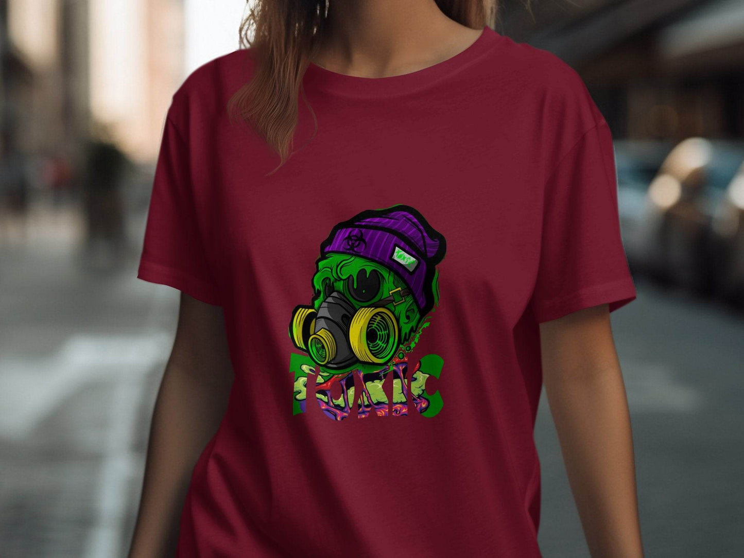 Toxic Waste Character Image Design Printed Graphic T-Shirt - Design & Vybe