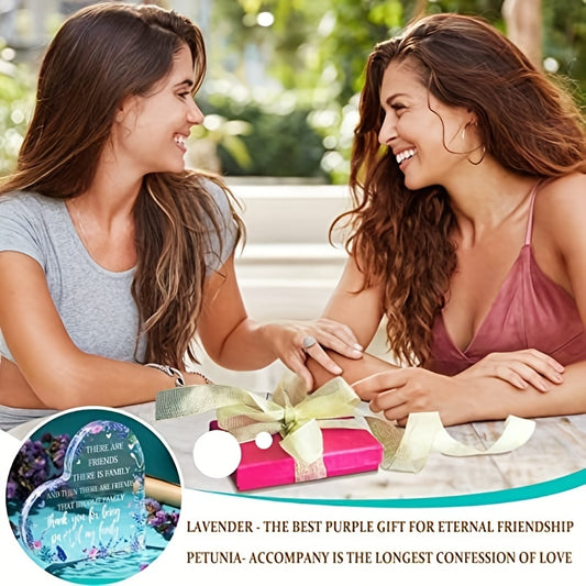 Acrylic Lavender Friendship Gift