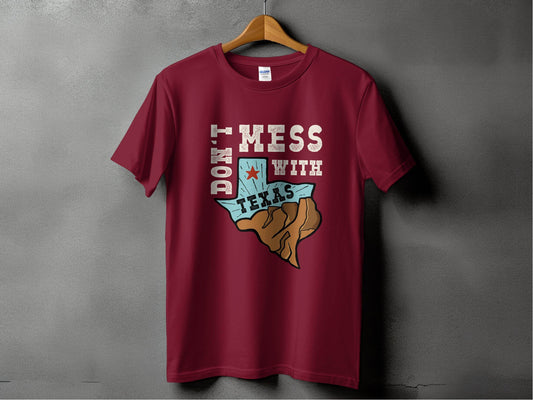 Iconic Don't Mess with Texas Graphic T-Shirt - Design & Vybe