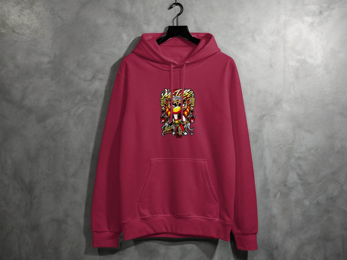 Motorbz Mechanix Ridertees Built Not Bought Graphic Hoodie - Design & Vybe