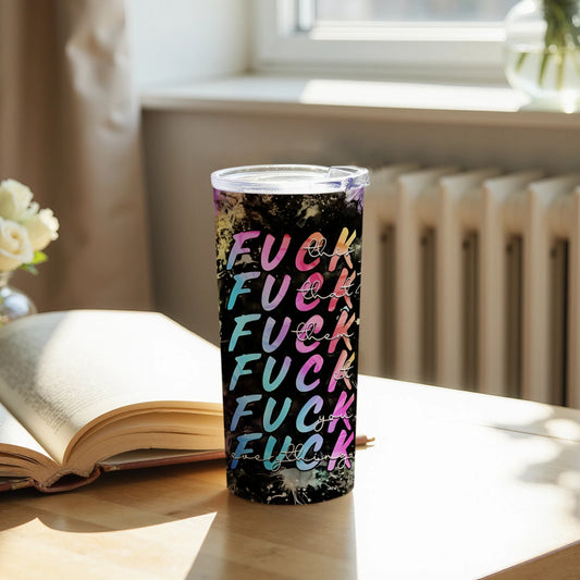 Colorful F*ck Repeated Pattern Tumbler product
