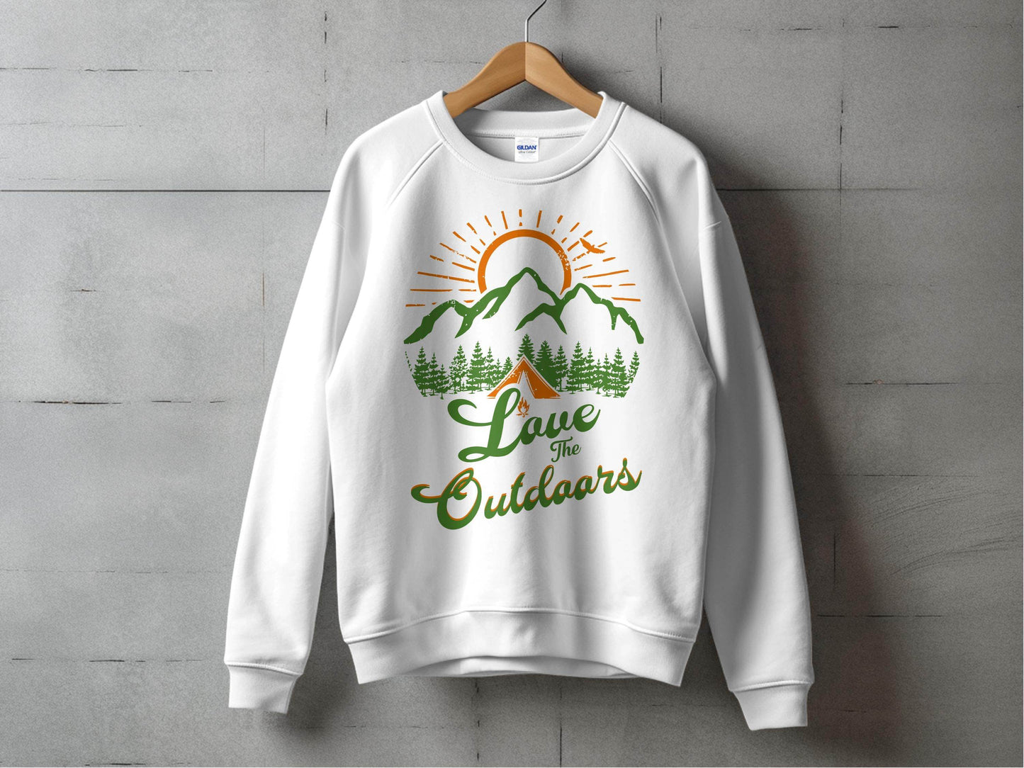 Love The Outdoors Graphic Adventure Sweater - Design & Vybe