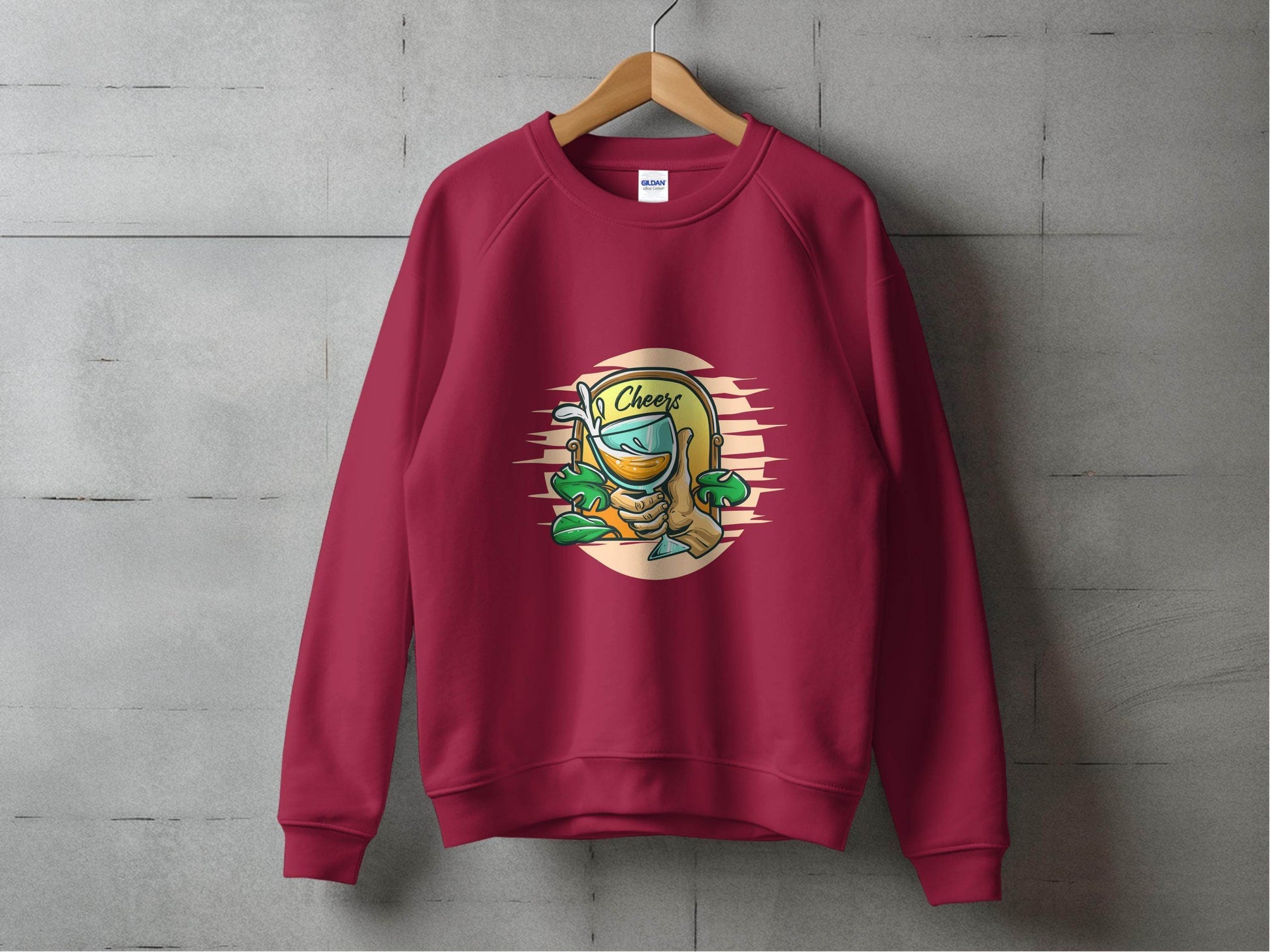 Celebration Cheers Graphic Art Design Sweater - Design & Vybe