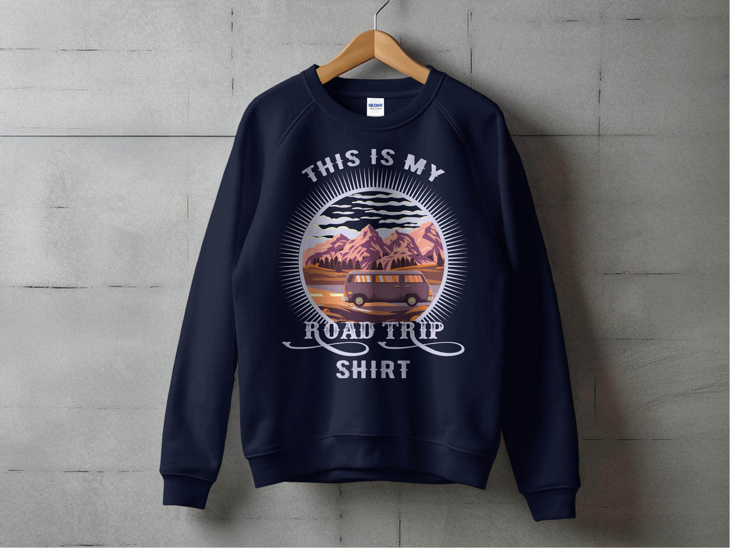 Road Trip Adventure Graphic Comfortable Sweater - Design & Vybe