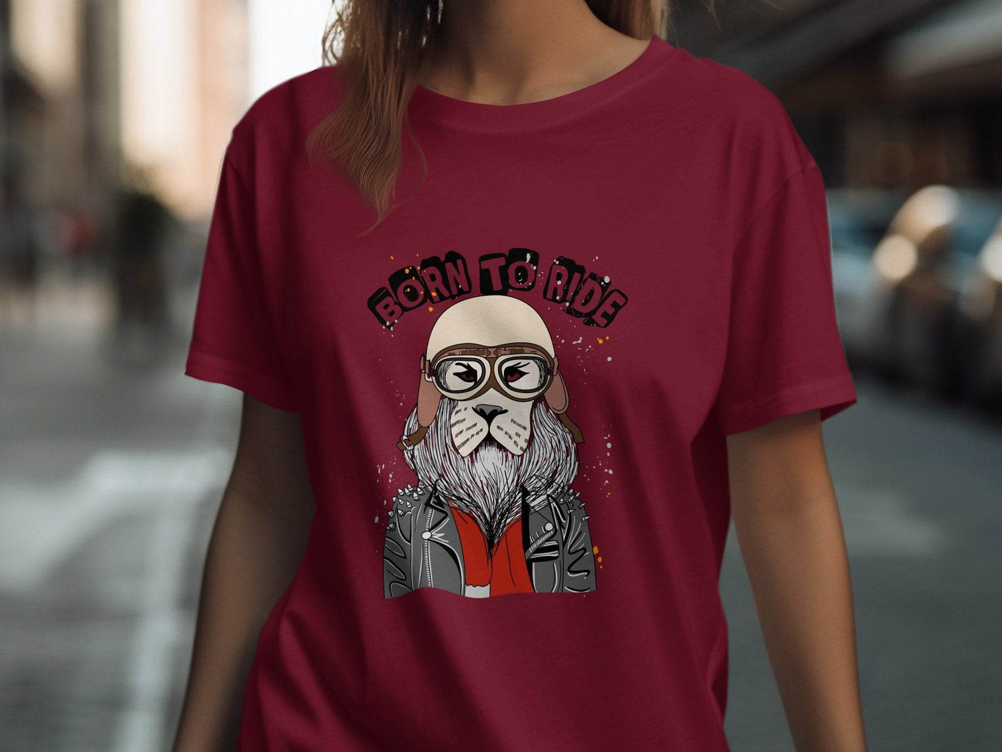 Born to Ride Cool Biker Themed Graphic T-Shirt - Design & Vybe