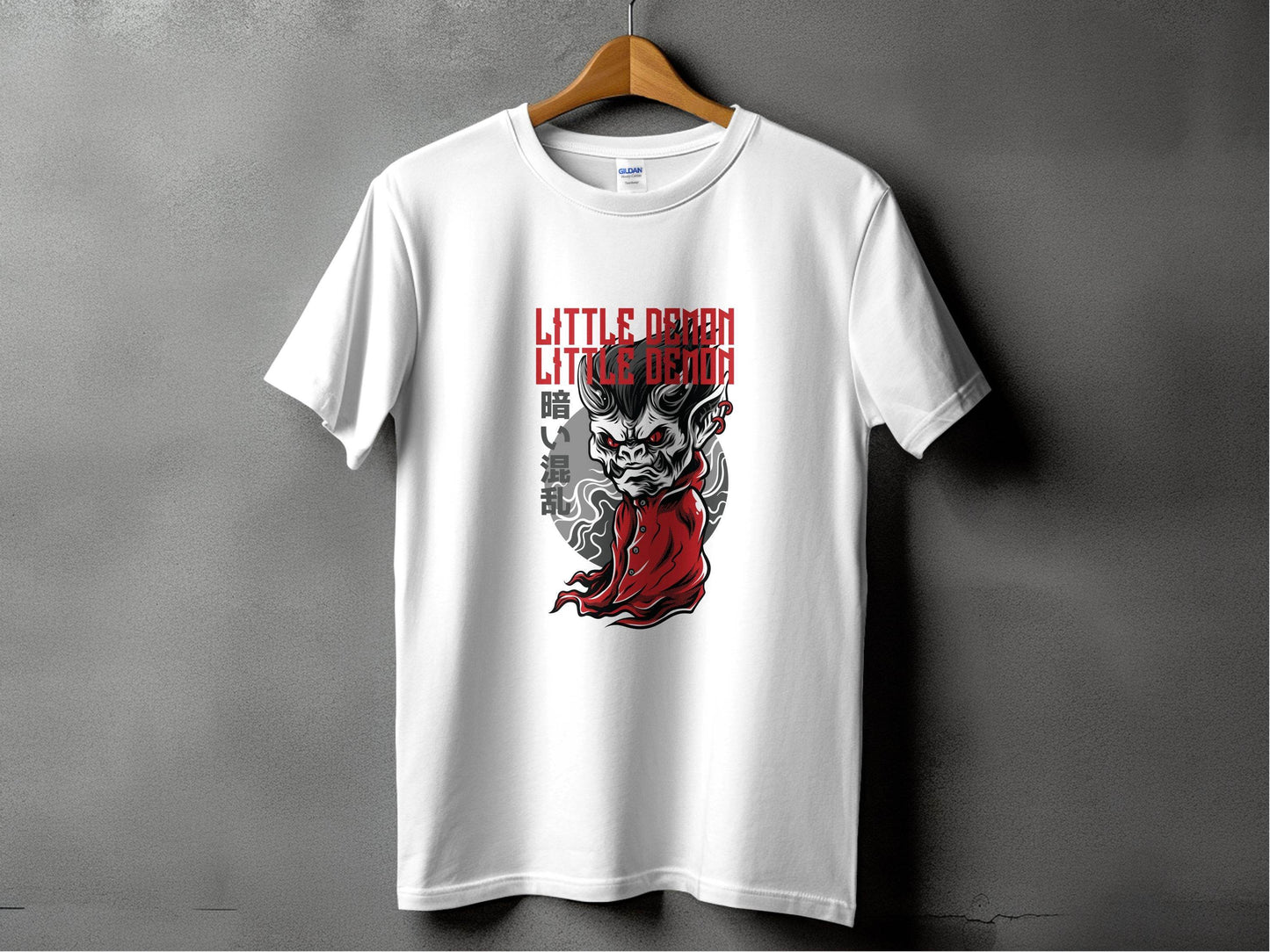 Little Demon Graphic Japanese Art Style T-Shirt - Design & Vybe